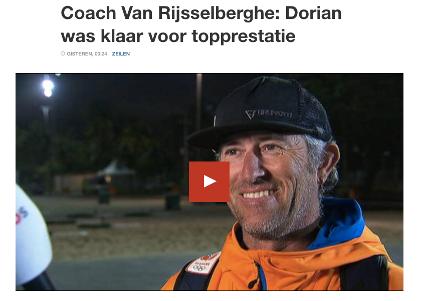 Coach Van Rijsselberghe: Dorian was klaar voor topprestatie